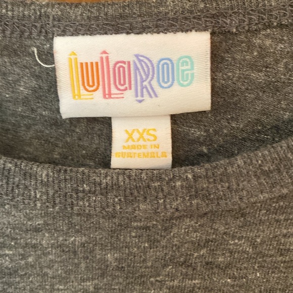 LuLaRoe Women's Randy 3/4 Raglan Sleeve Soft Stretch Fabric Tee T-Shirt XXS - Picture 2 of 4